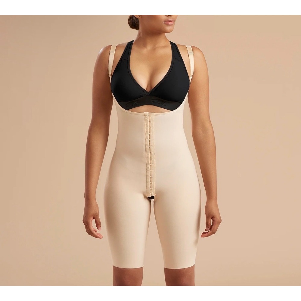 Marena Recovery SFBHS Girdle High Back Compression Bodysuit Black 2XS-B